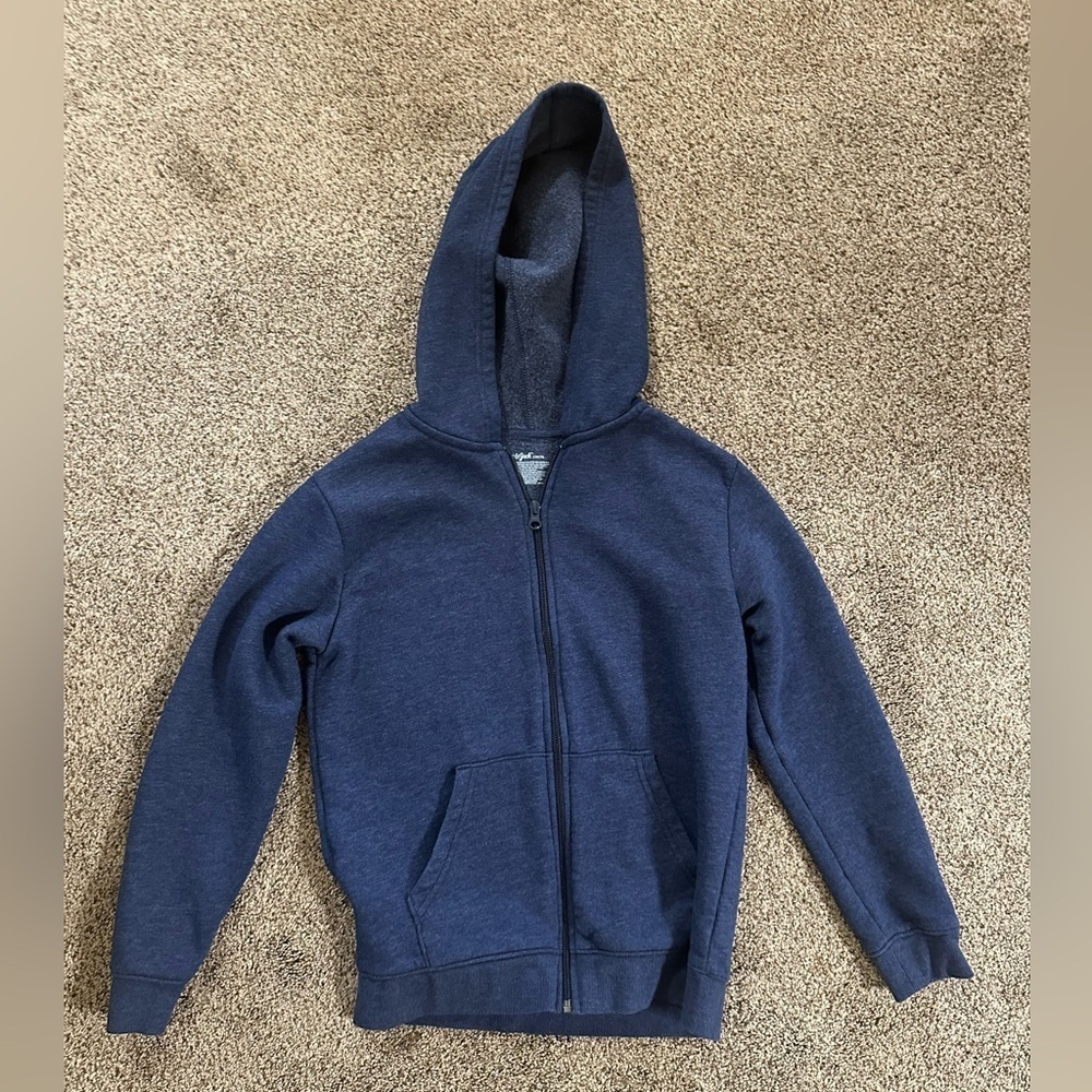 Kids Cat & Jack navy zip up Hoodie